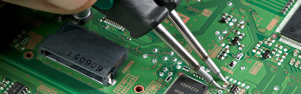 Soldering a motherboard